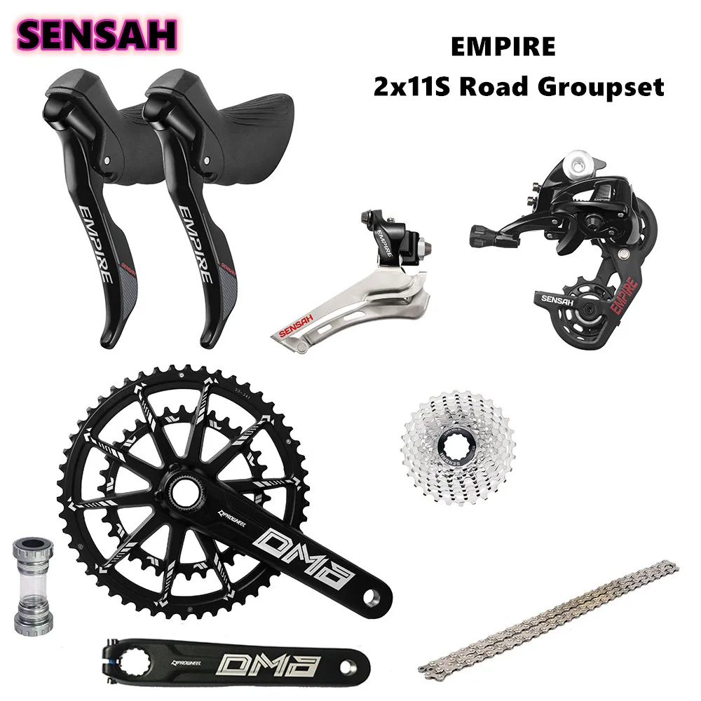 

SENSAH EMPIRE 2x1 1 скорость, 22s дорожный групсет, для дорожного велосипеда 5800, R7000