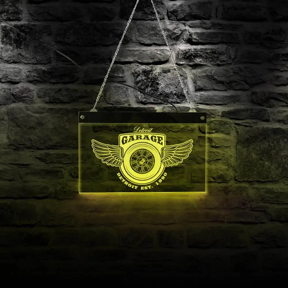 Механическая мастерская персонализированное освещение рекламы художественное