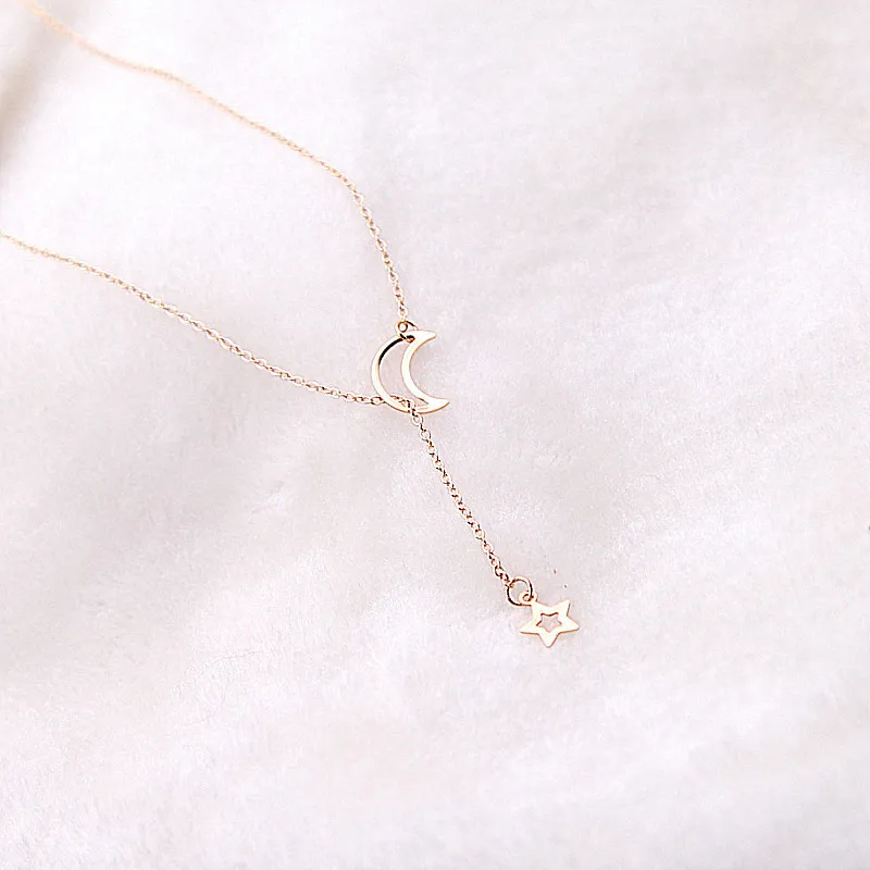 2021 Tin Women Star Direct Selling Collares Choker Kolye Moana Fashion Contracted The Necklace Chain Sale Wholesale | Украшения и