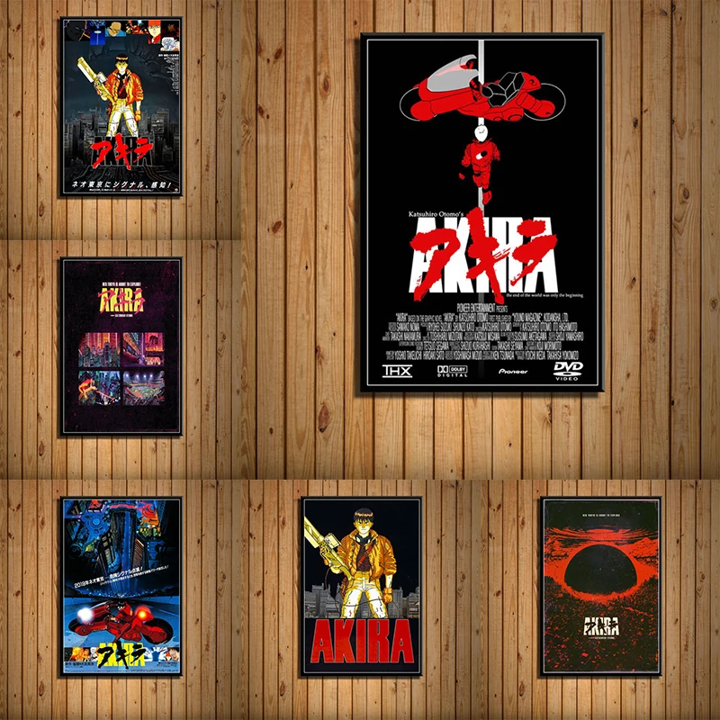 

Akira Classic Japanese Anime Movie Posters and Modern Canvas Painting Art Pictures for Living Room Home Decoration Frameless