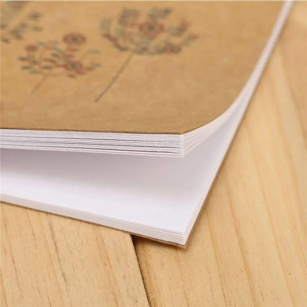 

1Pcs Blank Pages Notebook Diary Note Book Hand Painted Blank Book Sketchbook Graffiti Notebook School Supplies Notebooks