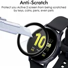 3D мягкая защитная пленка для экрана для Samsung Galaxy Watch Active 2 40 мм 44 мм, полное покрытие, защитная пленка (без закаленного стекла)