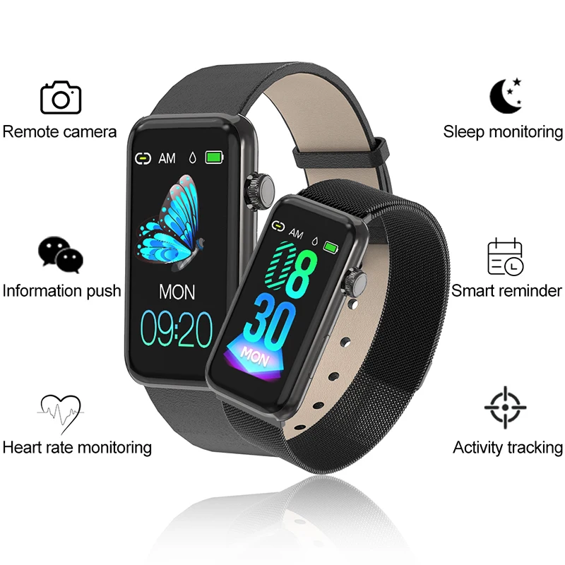 Bluetooth фитнес Смарт Браслет часы IP67 Водонепроницаемый музыкальный смарт браслет