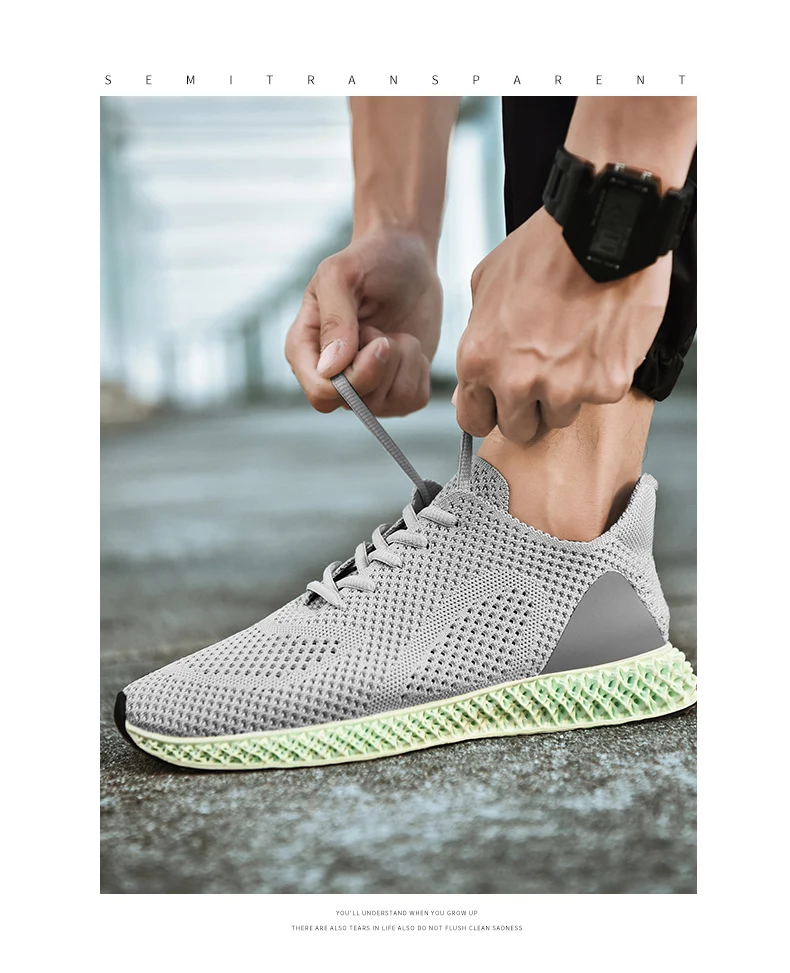 Fashion Gym Sport Men Women Tennis Shoes Breathable Knitting Sneakers Shock Footwear Basket Femme Homme Tenis Masculino Feminino