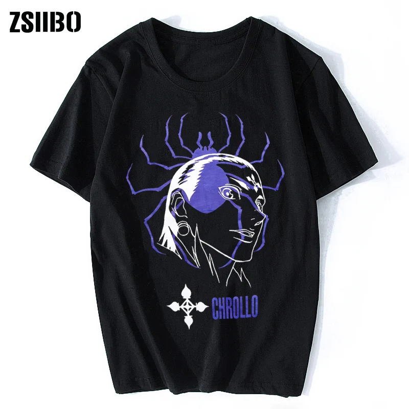 Футболка Hunter X мужская с коротким рукавом тенниска аниме принтом манга фантомная