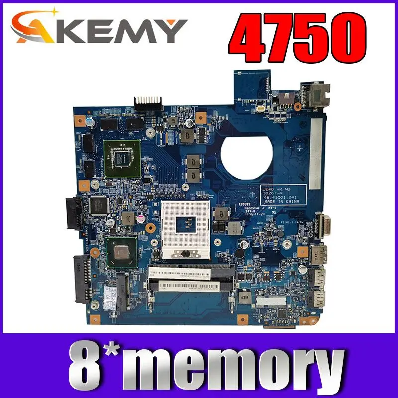 Материнская плата для ноутбука Acer Aspire 4750 4750g 4752 4752g 4755 4755g 8 * memory graphic 48.4IQ01.031 MBBRT01003