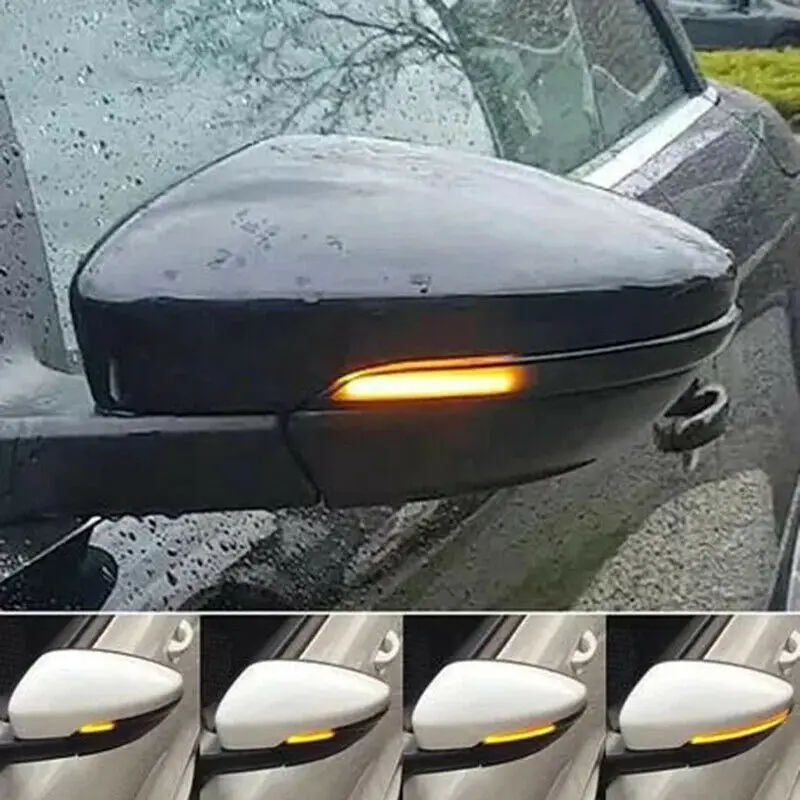 

ABS Dynamic LED Turn Signal Blinker Mirror Flasher Light for Skoda Octavia 2009-2013 SUPERB 2008-2014 Car Accessories