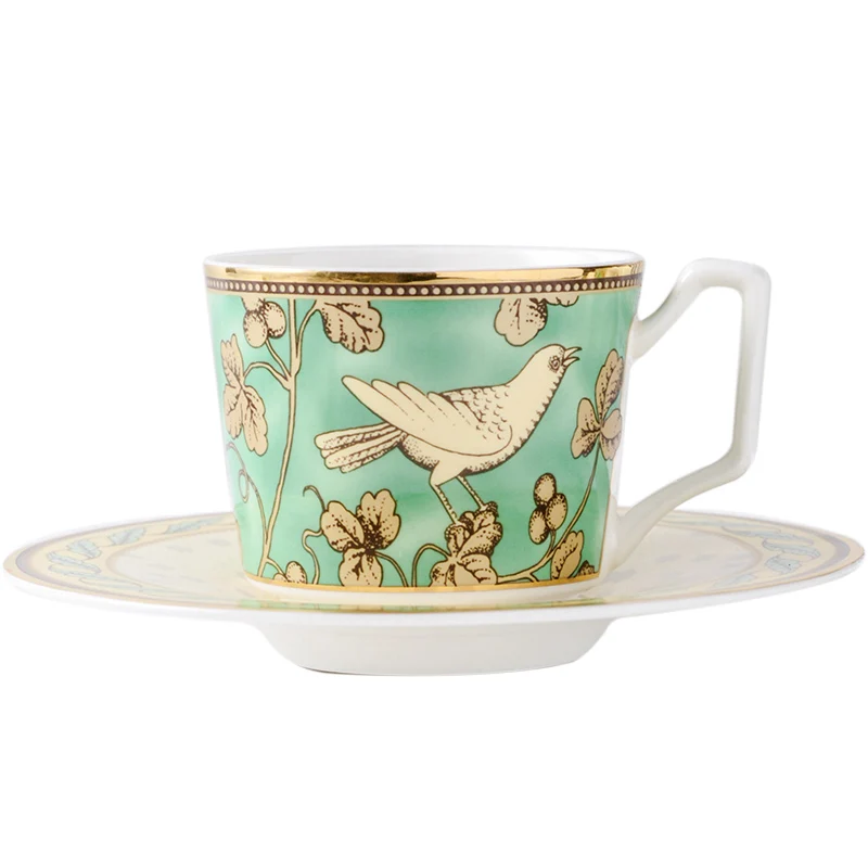 Европейский стиль Королевский Костяной фарфор кофейная чашка с блюдцем