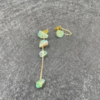 2022 new fashion women natural stone turquoise statement dangle earrings women sexy party irregular drop earrings jewelry gifts