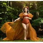 Лето 2021, фотография для беременных, реквизит, боди без бретелек, женский комбинезон, эластичный, YEWEN