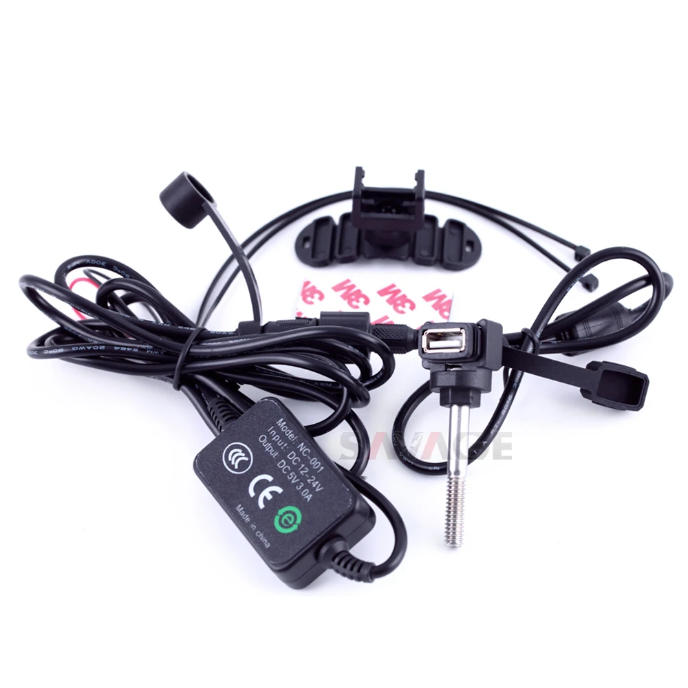 Держатель для телефона USB зарядное устройство HONDA NC700 NC750 S/X CTX700/DCT CTX1300 ST1300 мотоцикл