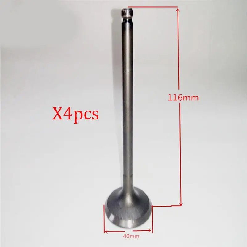 

4PCS C240 Intake Valve 5125510280 For Isuzu HYSTER 324301 Excavators