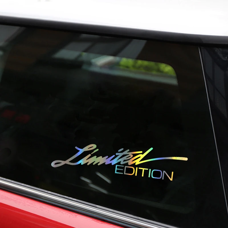 

Personality Car Sticker Limited Edition Auto-styling Laser Waterproof Vinyl Decal for Ford Focus Passat B6,lada16cm*4cm