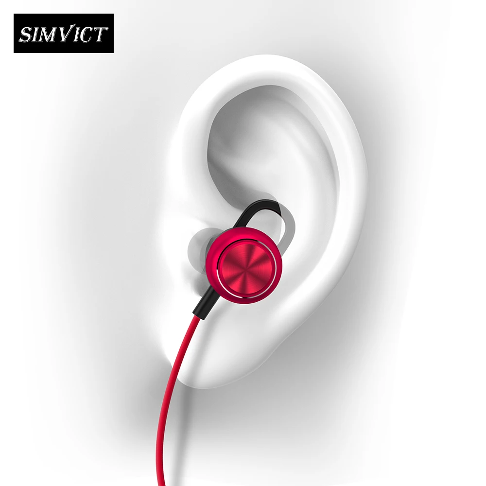 Simvict Bluetooth наушники Беспроводная Гарнитура 3D стерео наушники Handsfree наушники с микрофоном для спортивных игр