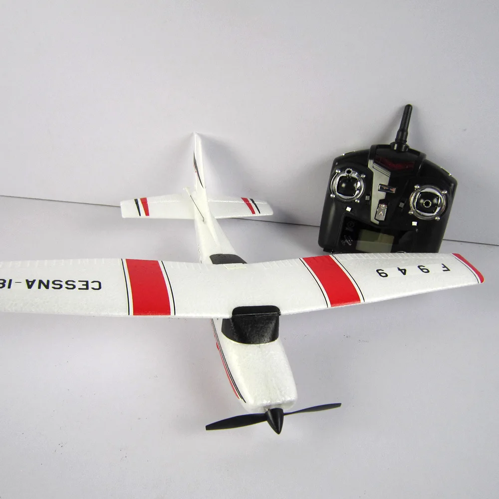 2 4G F949 RC Самолет планер ручная броска фиксированная модель крыла на открытом