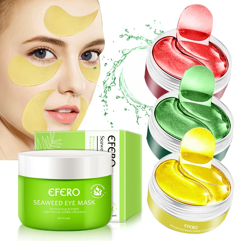 

100-180PCS Hyaluronic Acid Repair Eye Patches Remove Dark Circles Moisturizing Eye Mask Crystal Collagen Gel Mask Eye Skin Care