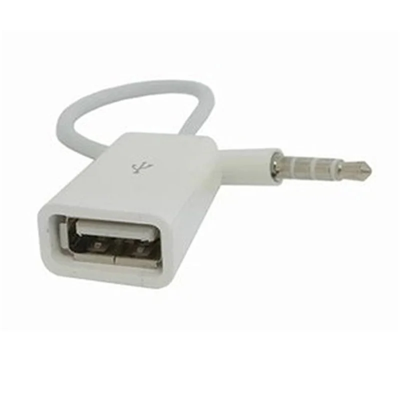 Автомобильные аксессуары MP3 3 5 мм штекер AUX аудио разъем к USB 2 0 гнездовой