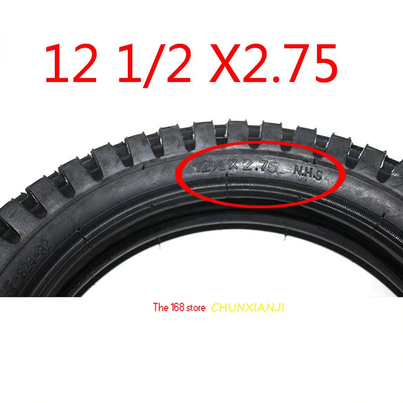 Хорошее качество 12 1/2X2 75 шины 5*2 или внутренняя трубка для 49cc мотоцикла мини
