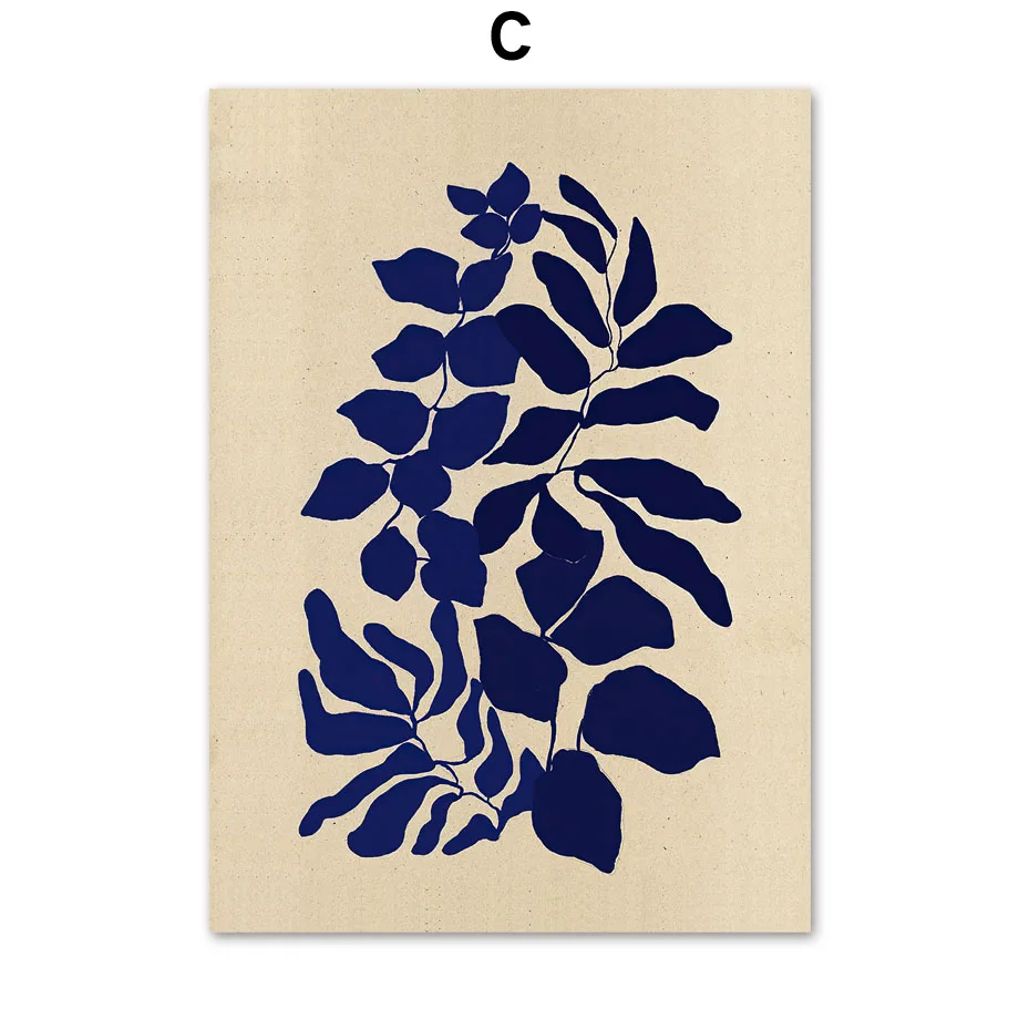 

Nordic Posters And Prints Abstract Leaf Color Block Line Geometry Art Canvas Painting Modern Wall Pictures For Living Room Decor