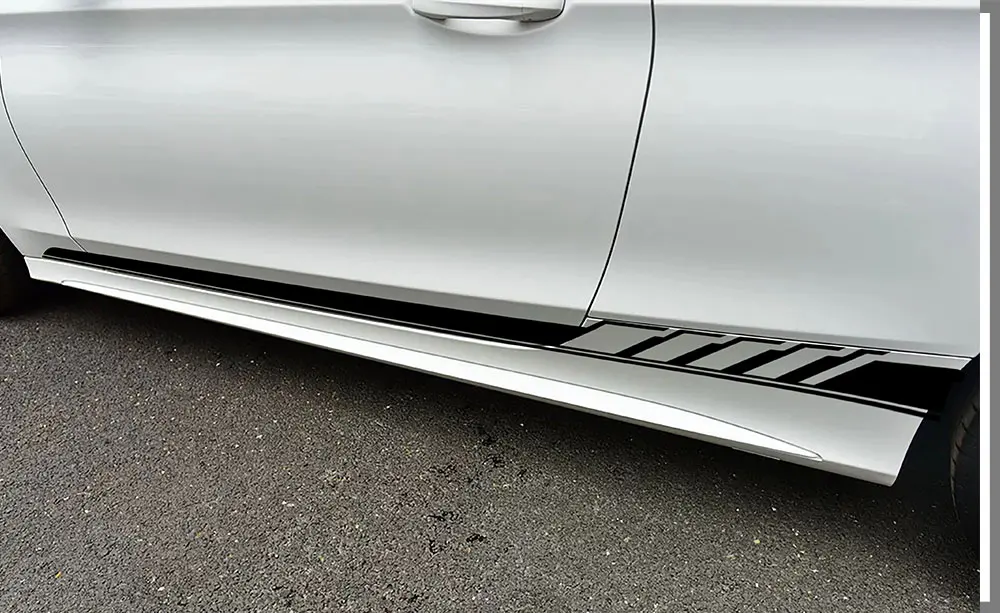 Матовая Черная Виниловая наклейка AMG Edition с боковой полосой 507 для Mercedes Benz C Class W205 AMG