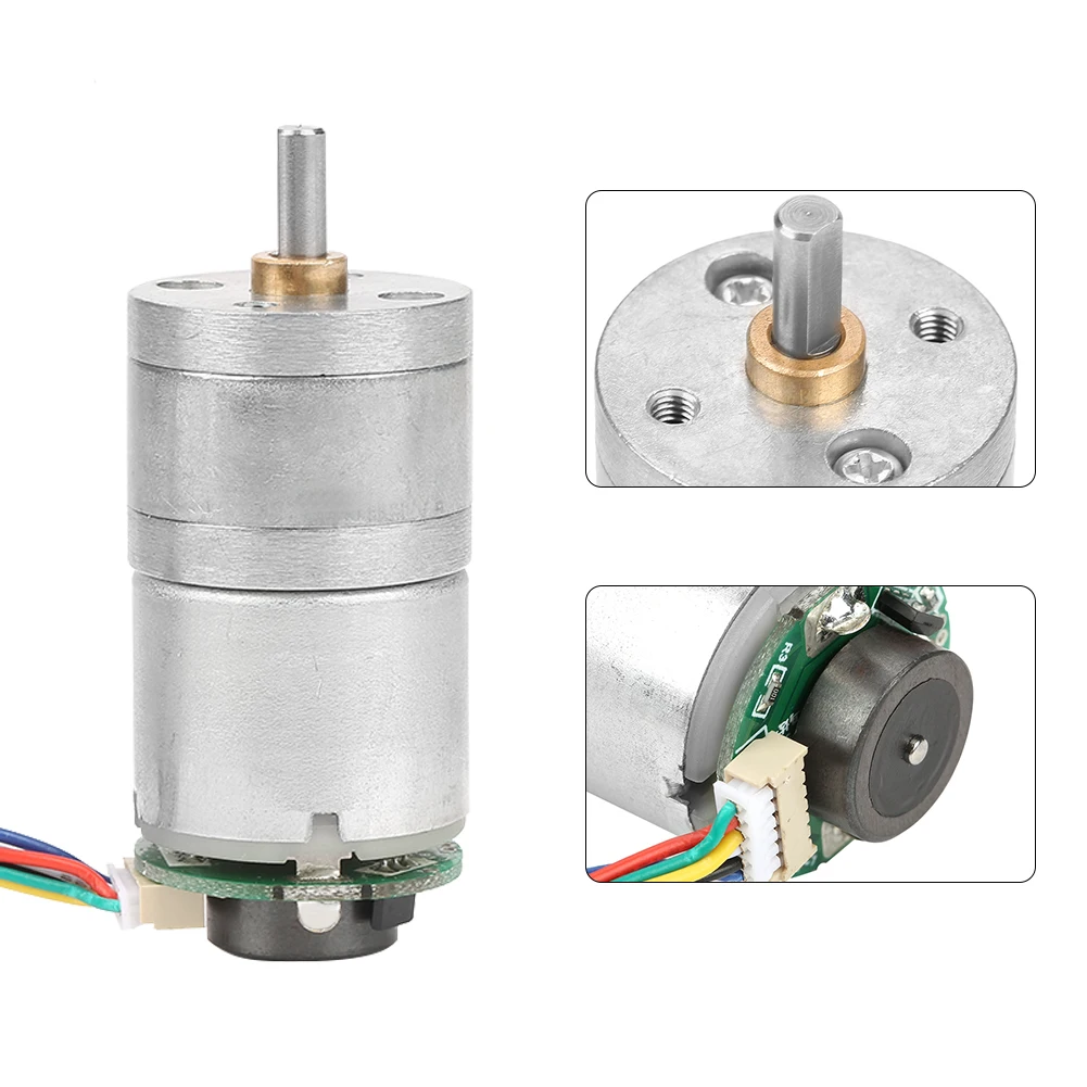 DC12V GM25 310 энкодер постоянного тока Шестерни двигатель металла для снижения