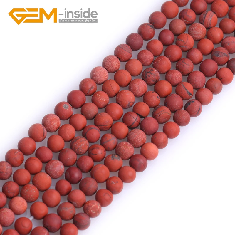 4mm Natural Assorted Stone Frosted Matte Unpolished Round Spacer Loose Bead For Jewelry Making DIY Bracelet Strand 15" Wholesale - купить
