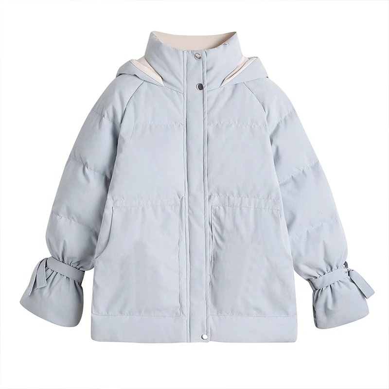 

Winter Coat Women 2020 Fashion Winter Jacket Women Cotton padded Parka Outwear Hooded Pink Female Jacket Coat