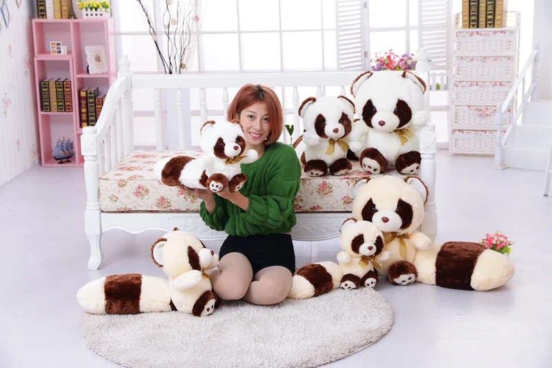 

Raccoon Plush Toy Lovely Raccoon Cute Soft Stuffed Animals Doll Pillow For Girls Children Kids Baby Birthday Gift