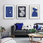 Современный минималистичный Стиль Геометрическая абстрактная настенная Картина на холсте скандинавские постеры и принты настенные картины для декора гостиной