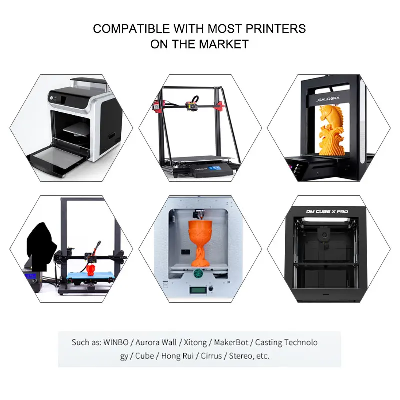 KCAMEL Carbon Fiber Pla 3d Printer Filament 1.75mm 1kg/2.2lbs Plastic Filament for 3D Printer