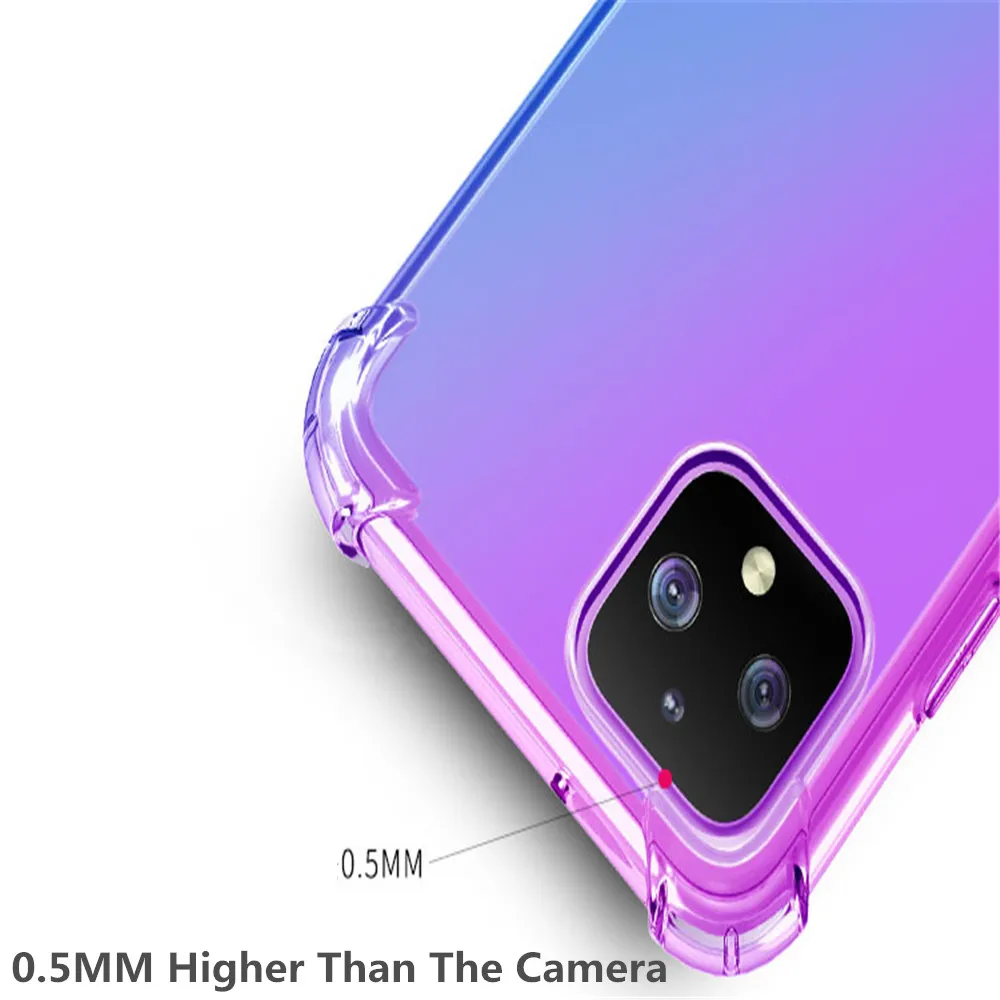 Чехол для телефона с градиентом Google Pixel 4XL 4 задняя крышка Pixel4XL Pixel4 Capa | Мобильные