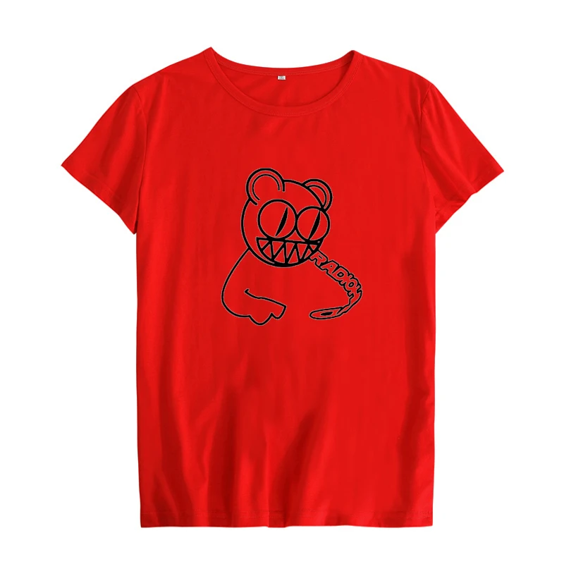 Женская футболка с короткими рукавами и принтом радиоголова Harajuku летняя