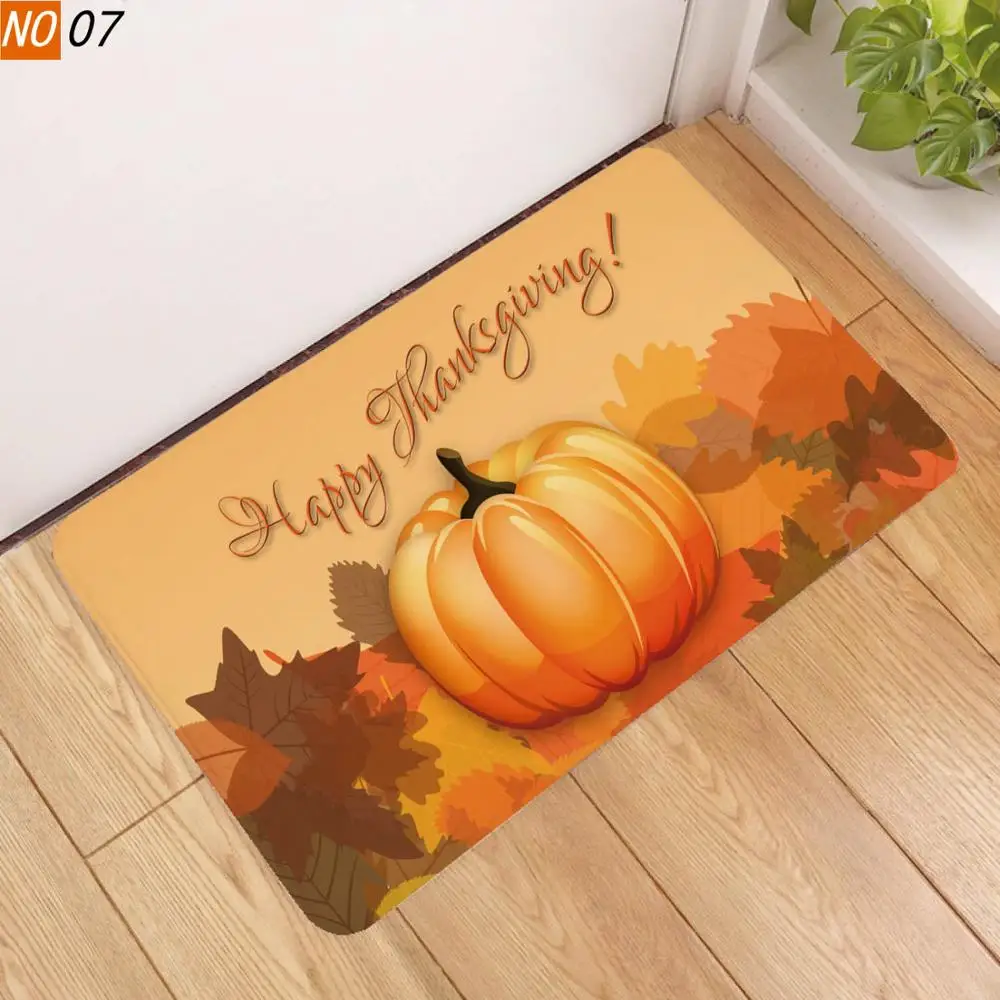Противоскользящий коврик для входной двери с индейкой | Дом и сад