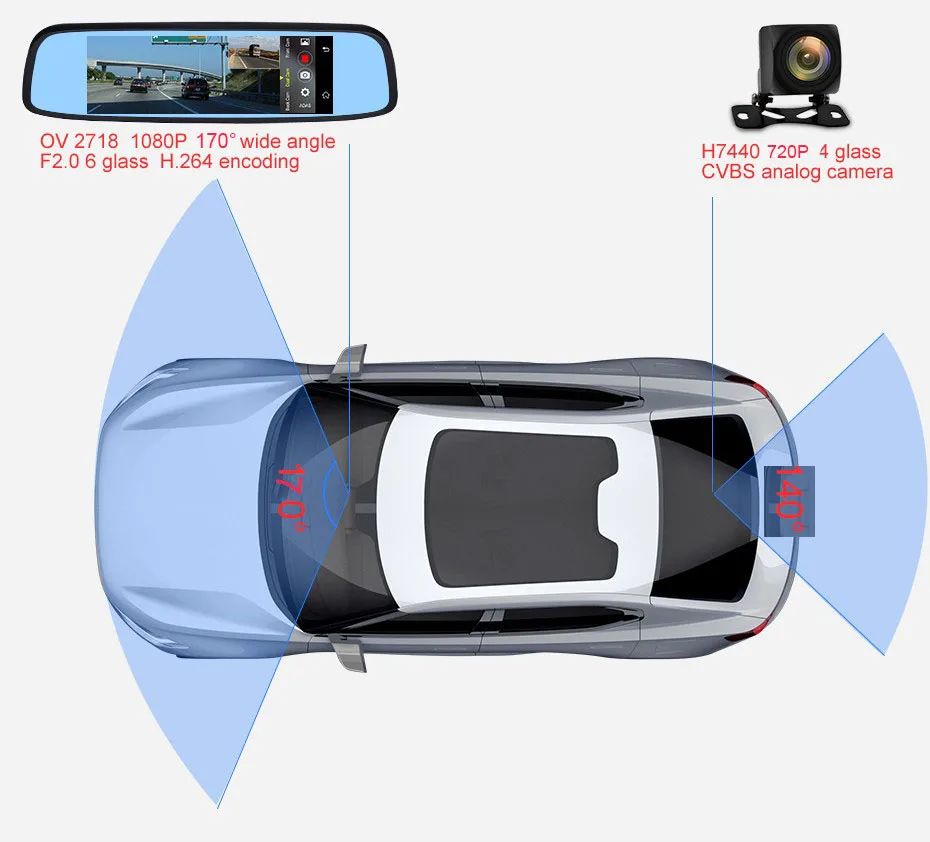 4G Android 2GB ram Автомобильный видеорегистратор Камера с двумя объективами ADAS gps навигатор 1080P удаленный монитор зеркало заднего вида dvr рекордер E09
