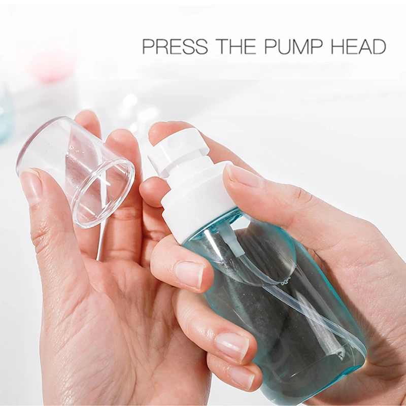 30/60/80 мл Портативный бутылкы парфюмерного спрея Пластик стеклянные бутылки для