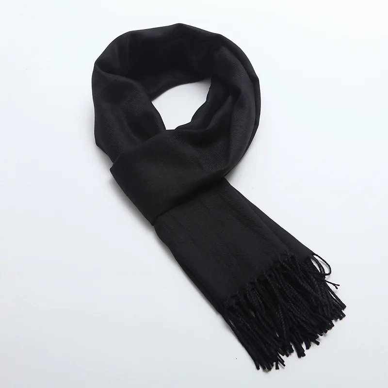 

Fashion Cashmere Scarf Women Winter Shawl Pashmina Shawl Wraps Soft Warm Blanket long Scarves femme grey black khaki pink