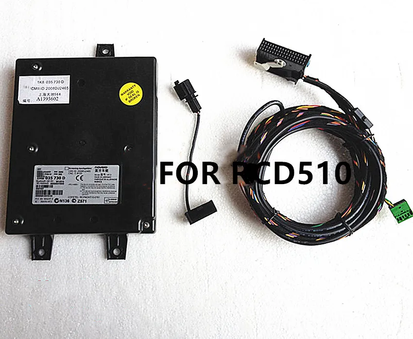 9W2 Bluetooth модуль и нормальный жгут с микрофоном 1K8 035 730 D для VW Golf MK6 Jetta MK5 Fit RCD510 RNS510