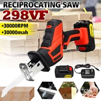 288vf cordless reciprocating saw adjustable speed electric saw saber saw portable for wood metal cutting chainsaw