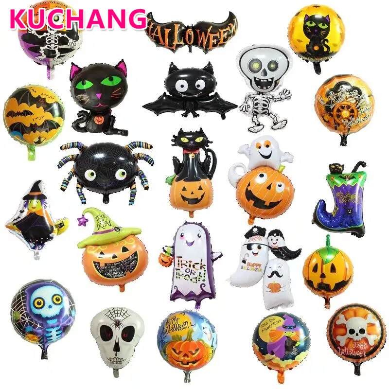 Воздушные шары с привидениями в виде тыквы на Хэллоуин украшения для Хэллоуина
