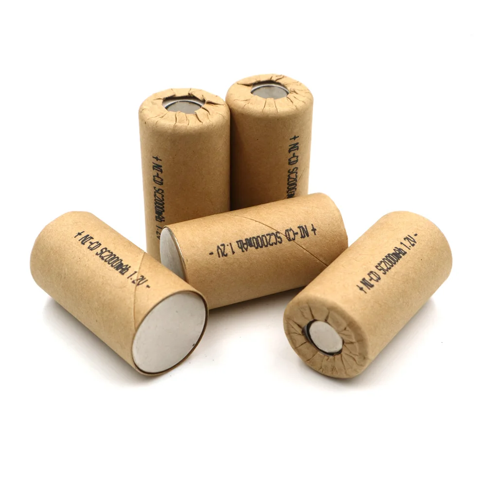 Ni-CD SC2000mAh 12 шт. SC2.0Ah power Cell, аккумуляторная батарея, батарея для электроинструмента, скорость разряда 10C-15C