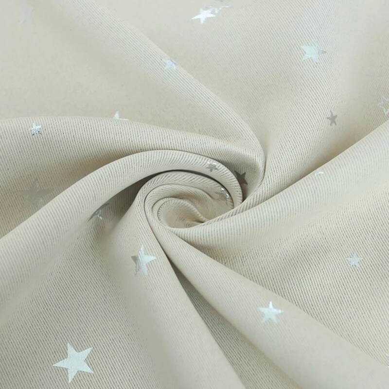 Блестящие детские шторы со звездами для детей мальчиков и девочек спальни