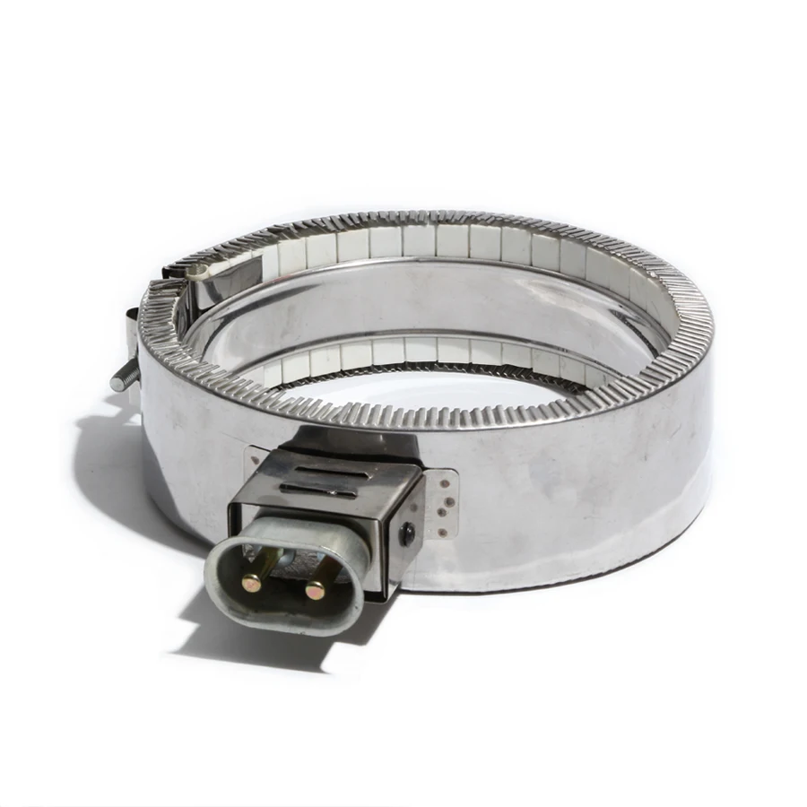 250 мм диаметр 50 ~ 100 мм высота керамический ленточный нагреватель 110 В/220 В/380 В 1900 Вт/2500 Вт/3100 Вт/3900 Вт Нагревательный элемент