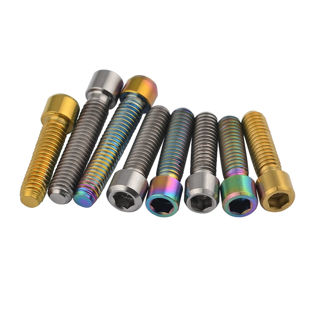 Титановый шестигранный ключ Ti M4X10 13 5 15 20 25 мм маленькая головка для велосипеда