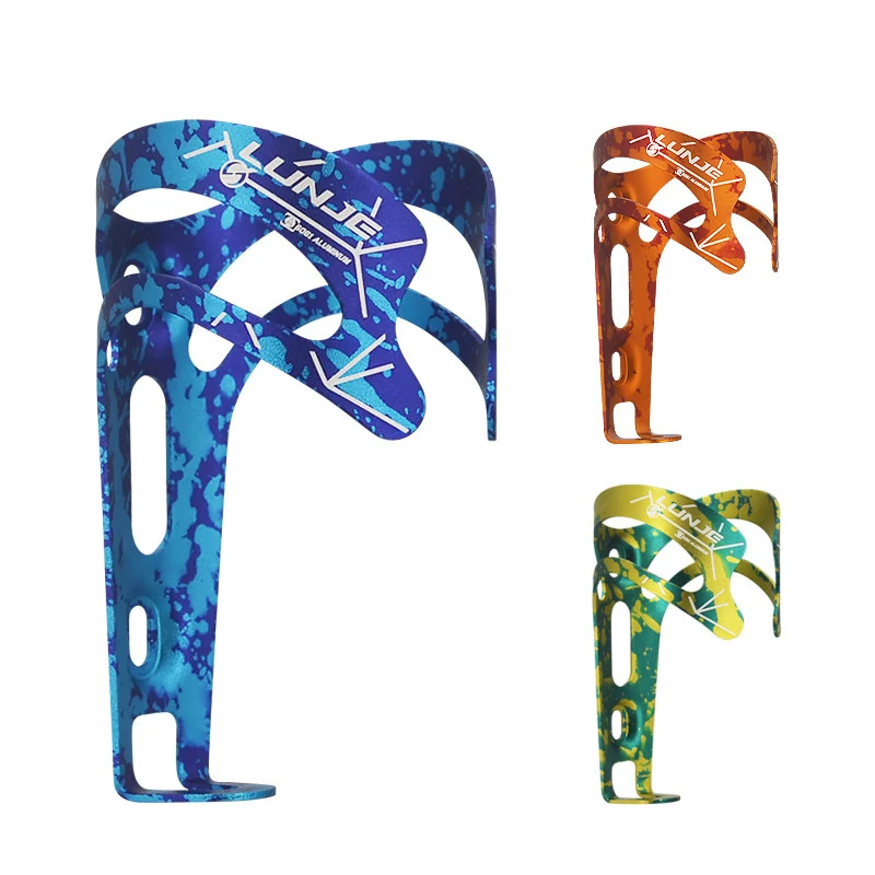 

Mountain bike bottle cage bicycle water cup holder two-color aluminum alloy water cup holder cycling accessories light