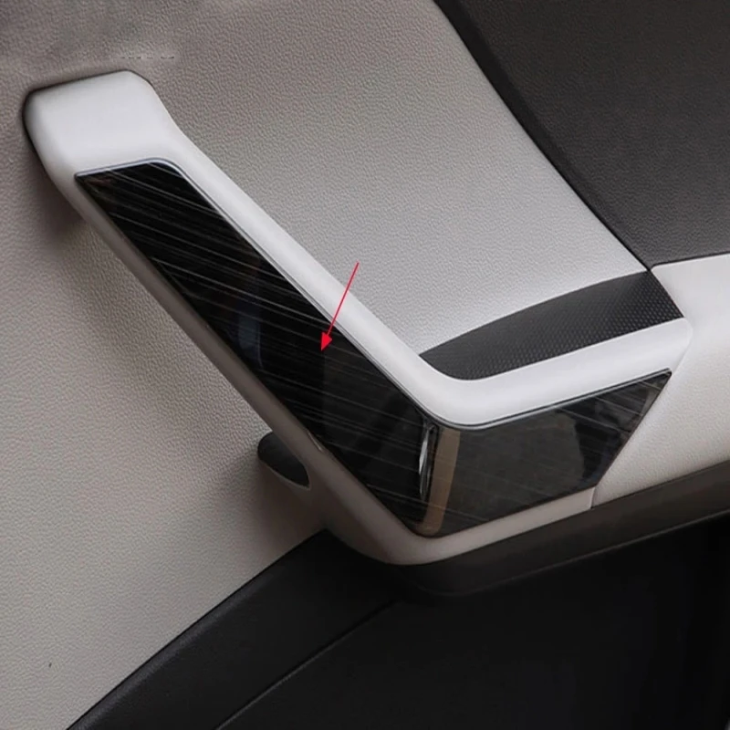 

For Volkswagen T-cross Tcross 2018-2020 Interior Stainless Steel Door handle handshake Armrest Handrail Frame Panel decration