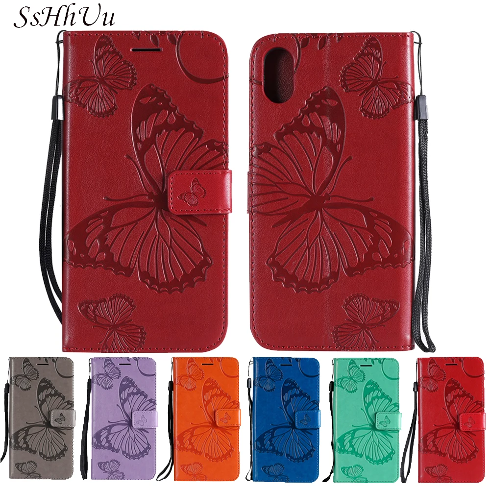 SsHhUu кожаный чехол для MOTOC G2 G4 G5 G6 G7 2018 E4 E5 P40 P30 note Z3 Z4play ZForce Бабочка Флип кошелек
