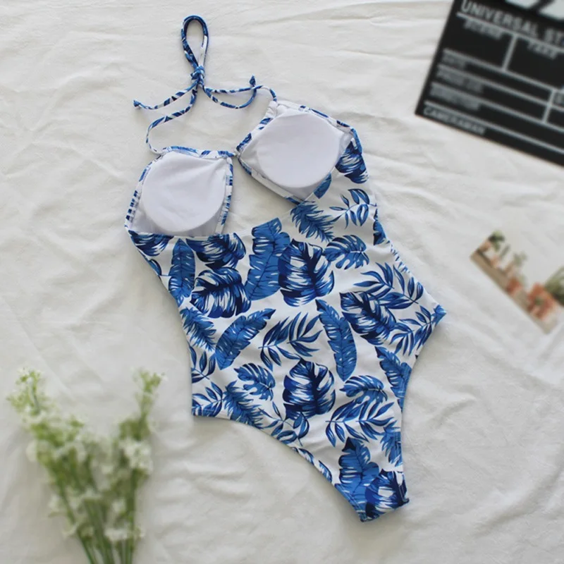 

Swimwear for Women One Piece Plus Size Swimsuit 2021 Summer Push Up Bathing Suit Female Print High Waist Swimsuit