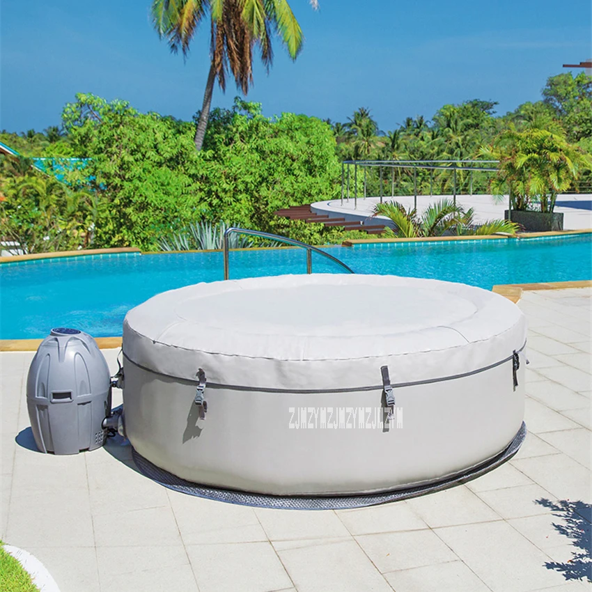 Надувная Ванна 196*66 см круглая для взрослых портативная ванная семейный