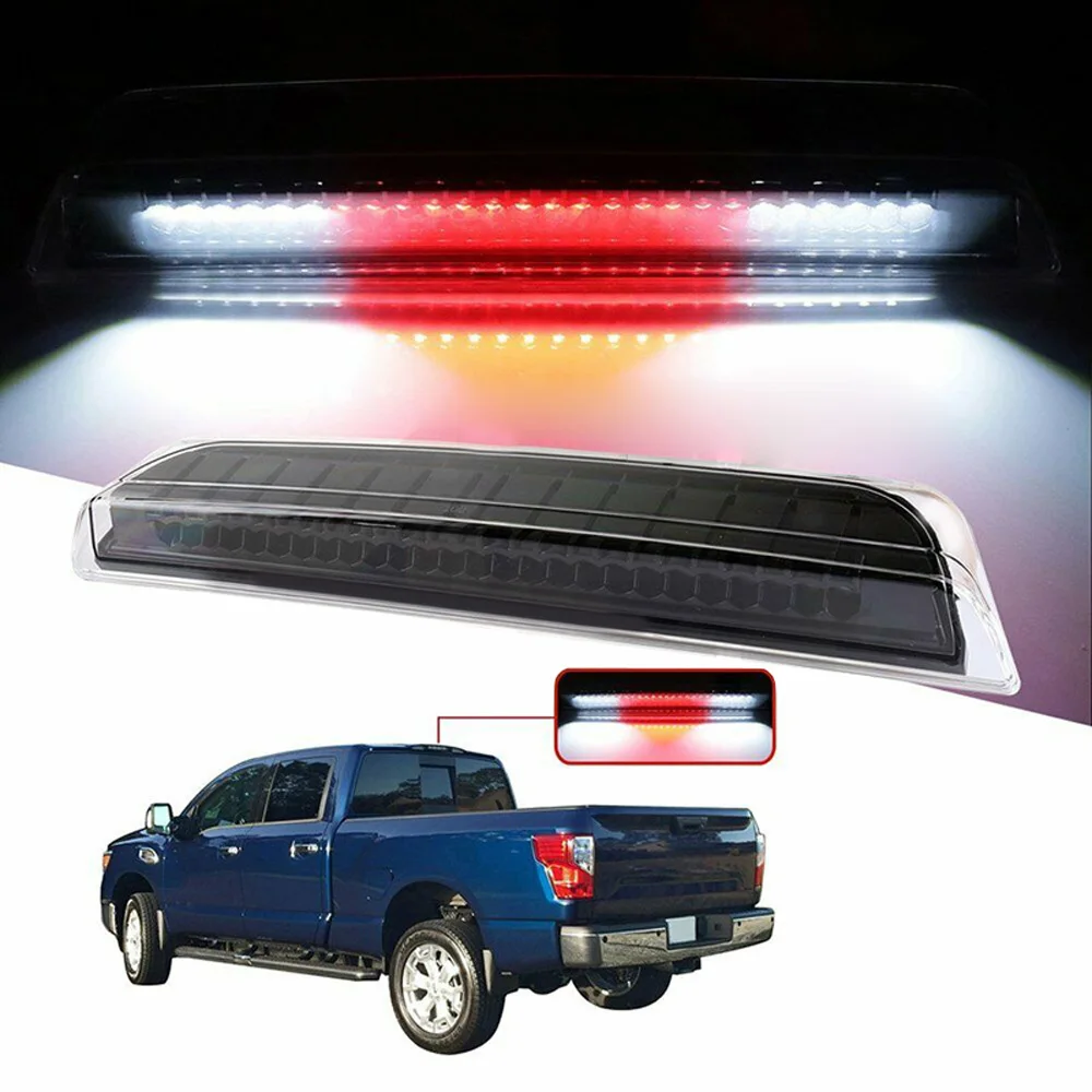 Vehicle LED Third Rear Stop Lamp Brake Tail Light For Nissan Frontier 05-16 Signal Lamps Red White Lighting Assembly | Автомобили и