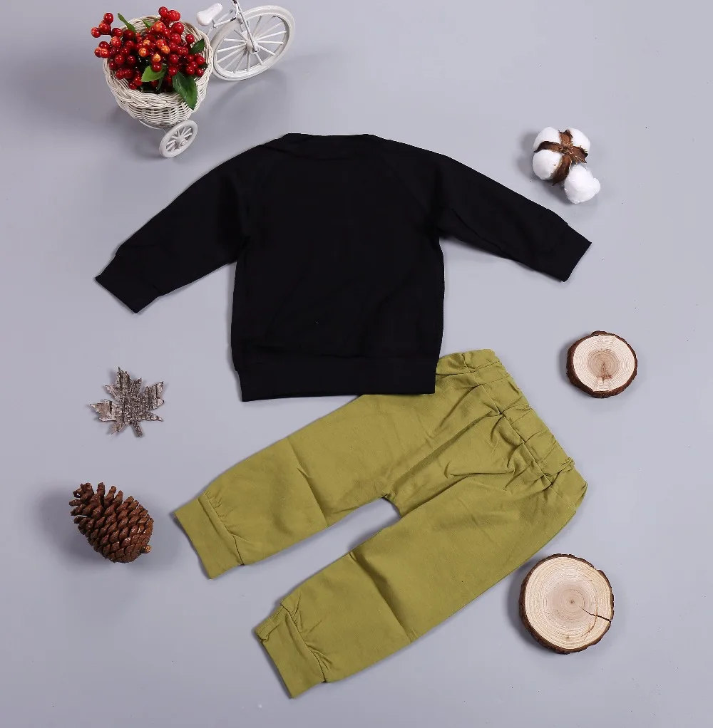 infant Baby boy clothing set Cotton long-sleeved Letter NO MAMA LIKE THE ONE I GOT Toddle Kids clothes outfit |